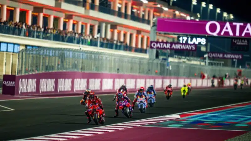 Bagnaia leads the 2024 Qatar GP