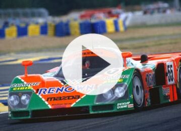 Johnny Herbert and the Mazda 787B