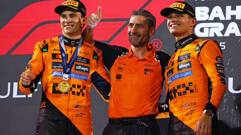 McLaren Oscar Piastri Lando Norris McLaren 2025 Bahrain GP