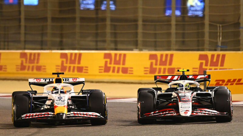 Ollie Bearman Haas Isack Hadjar Racing Bulls 2025 Bahrain GP