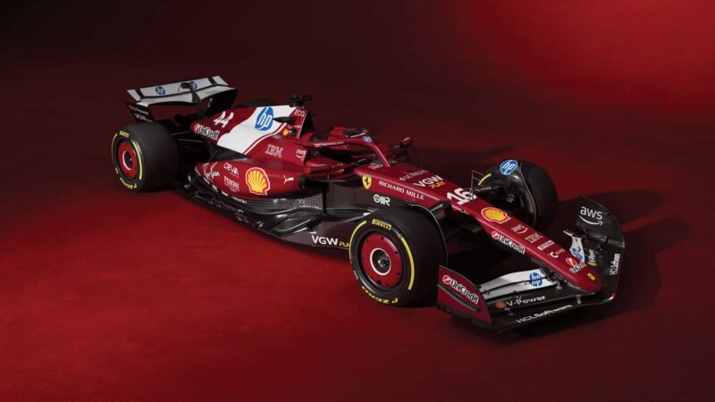 The festooning of logos on Ferrari’s 2025 F1 car makes one of the tifosi long for past times