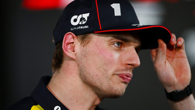 Max Verstappen at the Bahrain GP