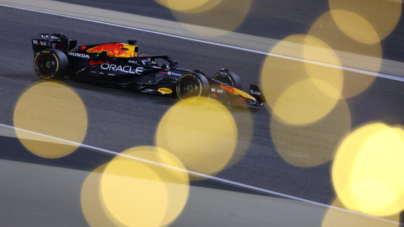 Max Verstappen during the Bahrain GP